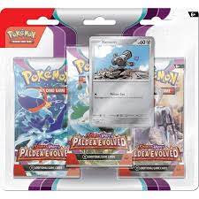 Pokemon Scarlet & Violet Paldea Evolved 3 Pack Blister Varoom